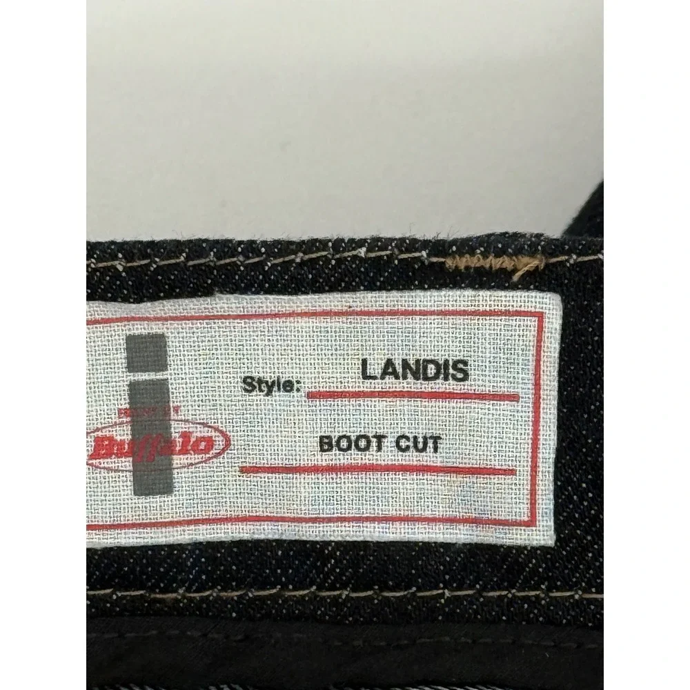 Buffalo David Bitton Landis Bootcut Jeans‎ Dark Indigo Wash Mens Sz 34x33